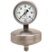 Capsule pressure gauge, high overpressure safety