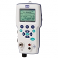 Hand-held pressure calibrator with integrated pump