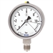 Bourdon tube pressure guage, high overpressure safety