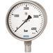 Bourdon tube pressure guage, high pressure, safety version