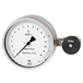 Test pressure gauge, safety version